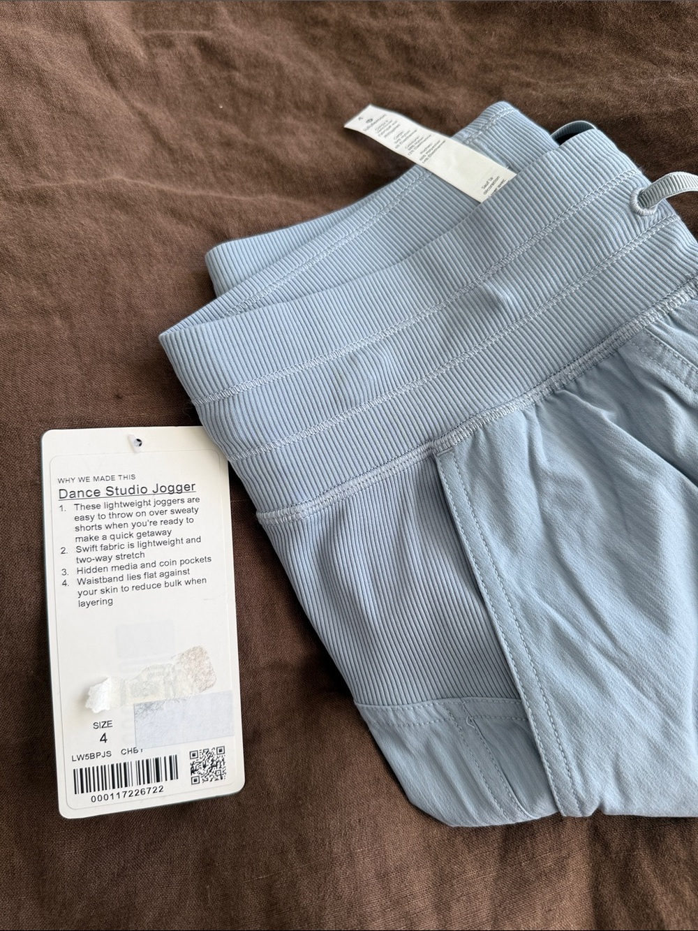 lululemon athletica Light Blue Dance Studio Jogger Brand New